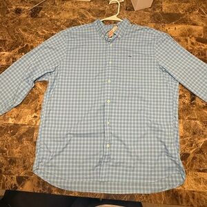NWT Vineyard Vines Men's On The Go Performance JakeBlue Casual Button Down Shirt